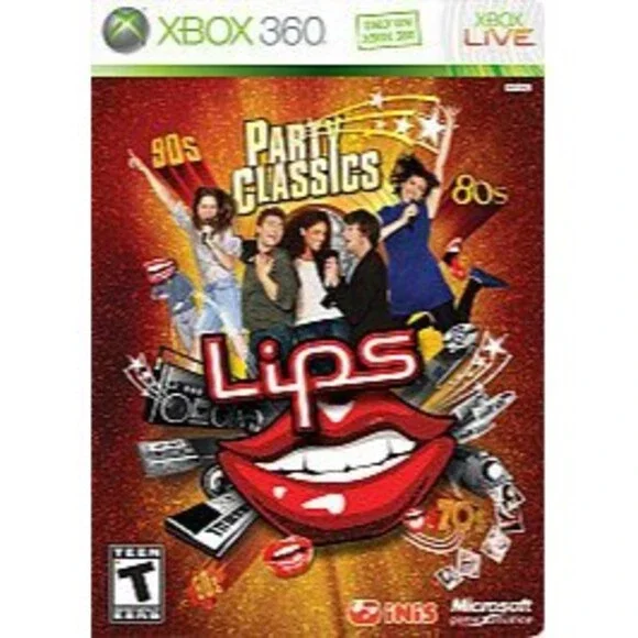 Lips Party Classics Xbox 360 BRAND NEW FACTORY SEALED MINT