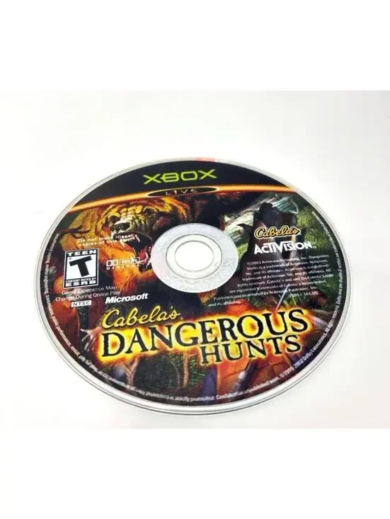 Cabela’s Dangerous Hunts Xbox Game Disc Tested *Disc Only