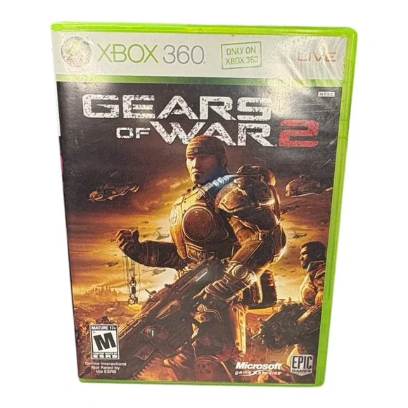 Gears of War 2 (Microsoft Xbox‎ 360, 2008) Complete in Box