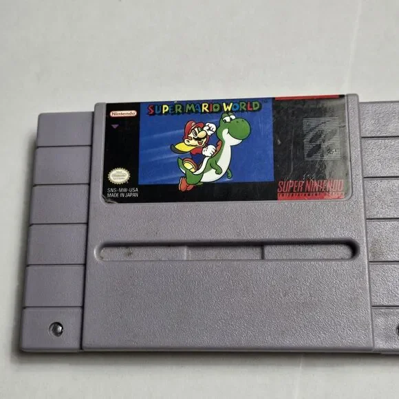 Super Mario World (Super Nintendo SNES, 1991) Authentic Cartridge Only TESTED