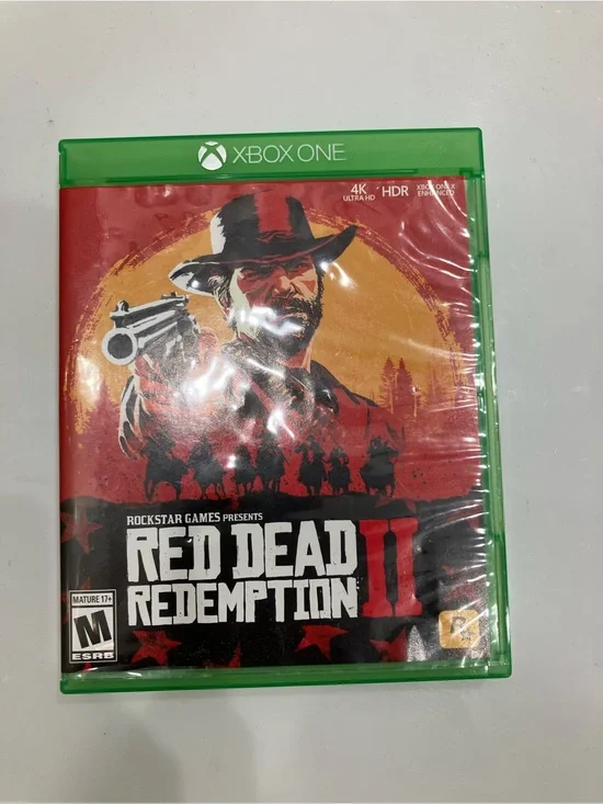 Red Dead Redemption II (Xbox One) - Red and Black Cover