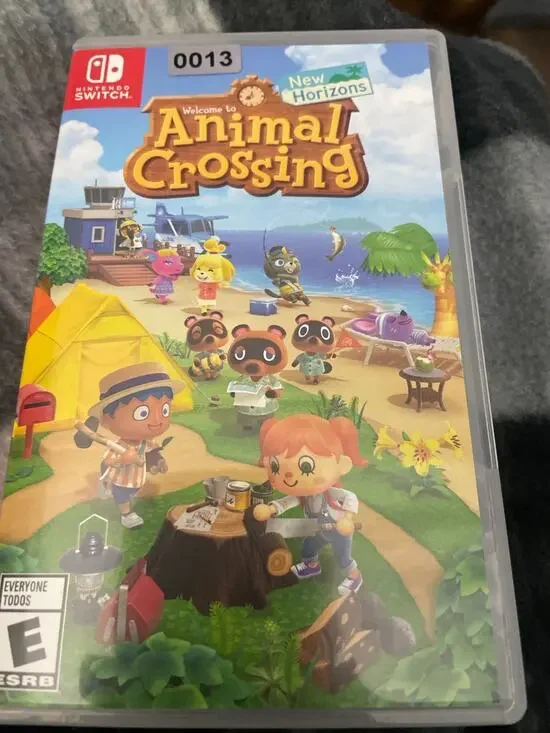 Nintendo Switch Animal Crossing New Horizons Empty Case Only Original Artwork No