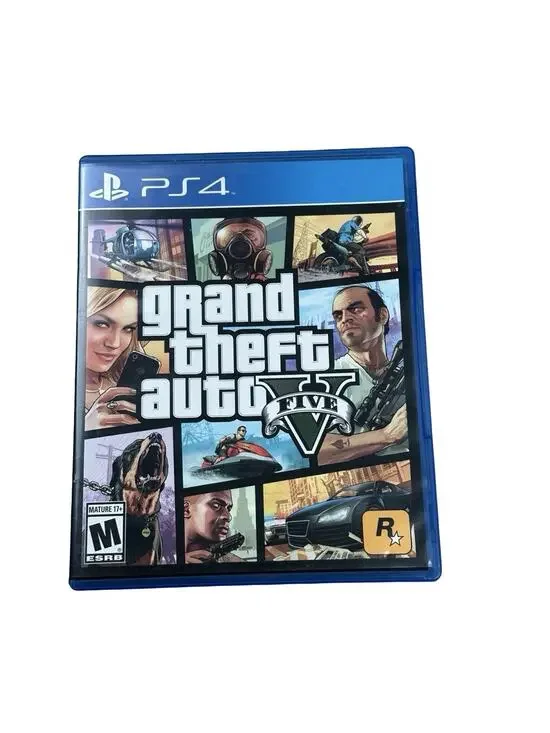 Grand Theft Auto V GTA 5 PS4 Complete CIB Disc Tested Working