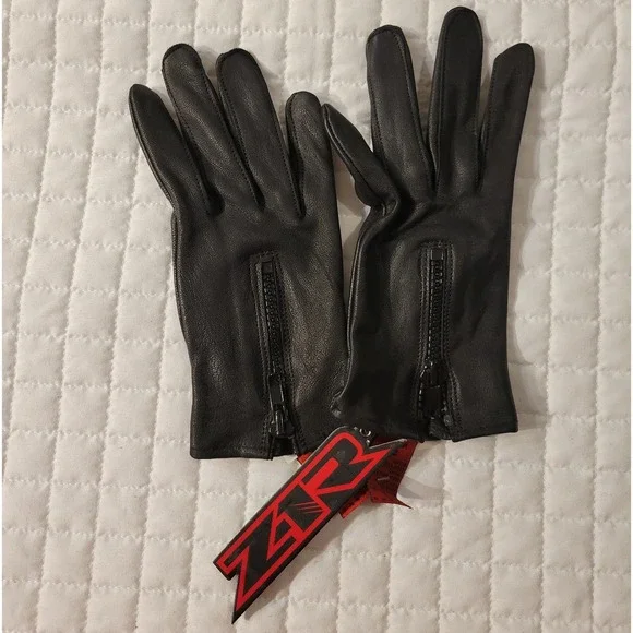 Y2K Z1R Black‎ Leather Gloves Women's Driving Motorcycle Hunting Winter Outdoors
