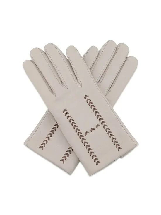 Hermes Glove Stitch Lambskin 7.5 Gloves Initials Included
