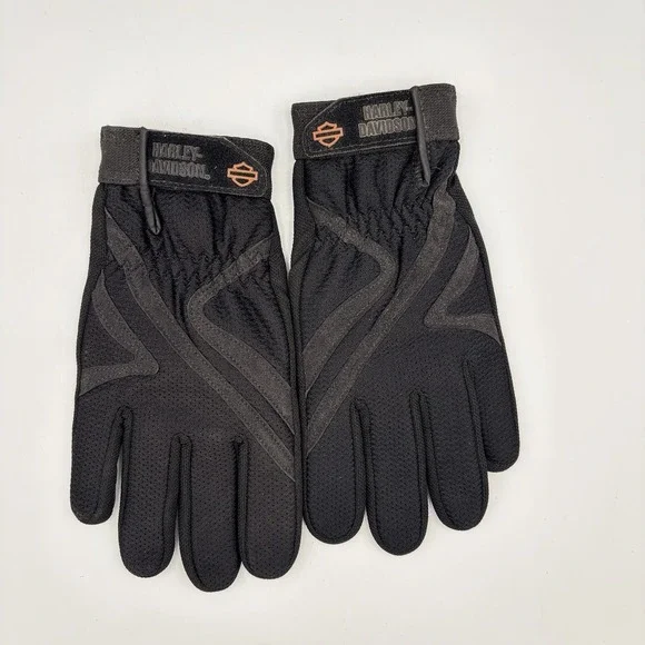 Harley-Davidson Gloves Womens XL Mesh Leather Motorcycle Riding Bike Cycle