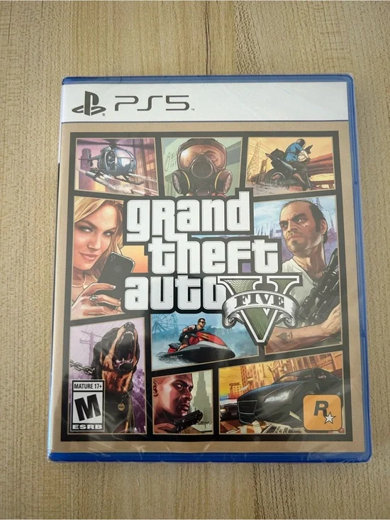 PS5 Grand Theft Auto V (Blue) - Rockstar Games