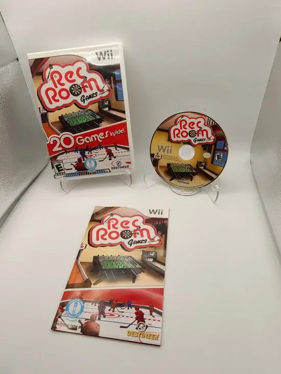Rec Room Games (Nintendo Wii) CIB Complete 20 Games Tested
