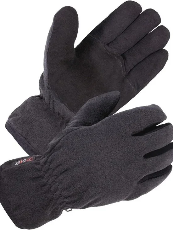 Cozy Winter Gloves - Soft Deerskin Suede, Thermal Fleece & 3M Thinsulate