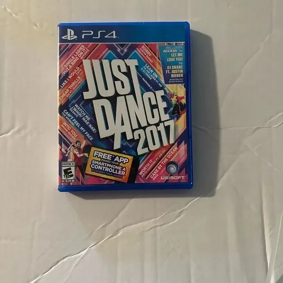 Just Dance 2017 for PS4 - Vibrant Blue Cover