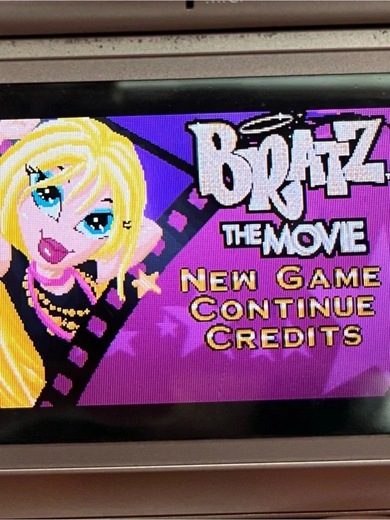 Bratz the Movie Gameboy Video Game cartridge
