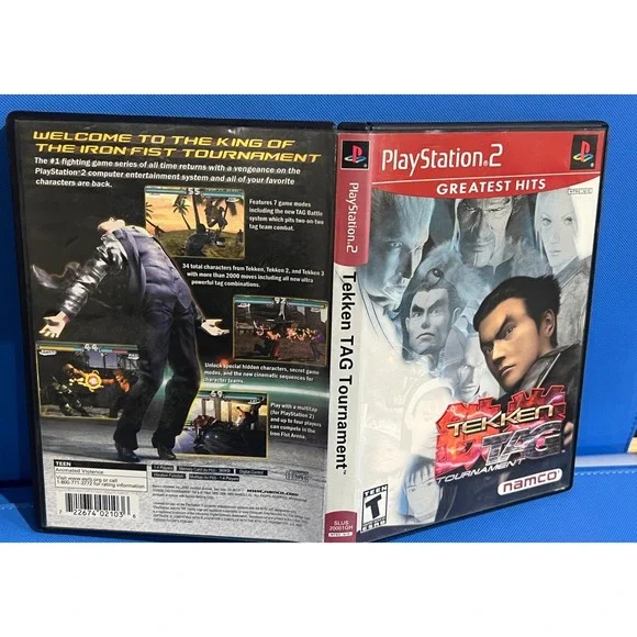 Tekken Tag Tournament Sony PlayStation 2 PS2 Greatest Hits Namco Fighting Game