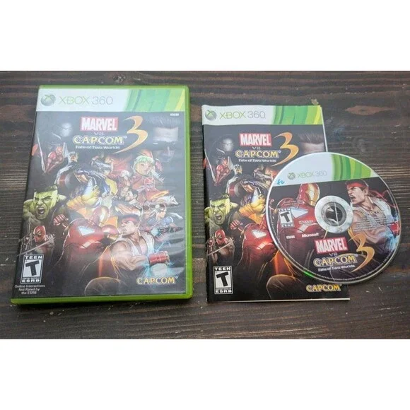 Marvel vs. Capcom 3: Fate of Two Worlds (Xbox 360)  Tested Working CIB