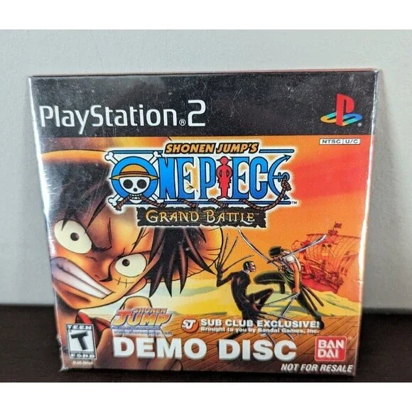 Sony PlayStation 2 Shonen Jump's One Piece Grand Battle Demo Disc New - READ