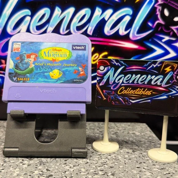 Vtech V.Smile Disney The Little Mermaid Ariel's Majestic Journey Game Cartridge