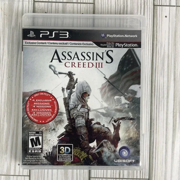 Assassin's Creed III PS3 PlayStation‎ 3 - Complete