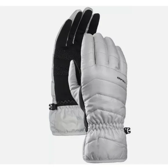 HEAD Women's Waterproof Hybrid Gloves  Medium‎ White