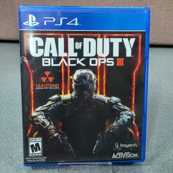 Call of Duty Black Ops III PS4 Activision Excellent FPS Game