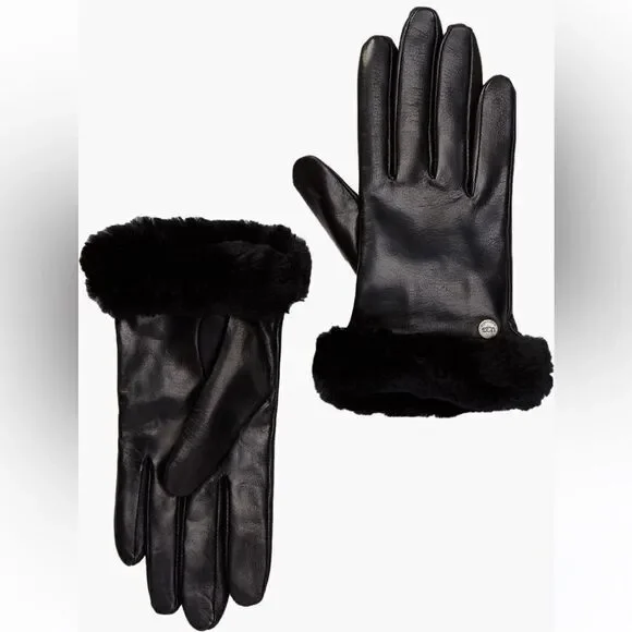 UGG Genuine Shearling Leather Gloves NWT