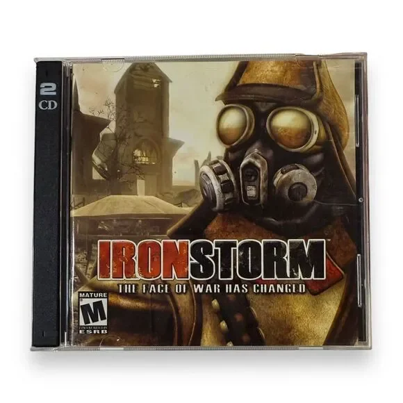 VTG Iron Storm PC CD-ROM 2-disc Set Wanadoo DreamCatcher 2002 Windows 98/Me/XP