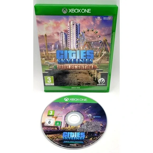Cities Skylines Park Life Edition Microsoft Xbox‎ one CIB COMPLETE IN BOX
