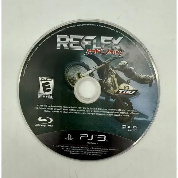 MX vs. ATV Reflex Sony PS3 PlayStation 3 Disc Only‎ Tested