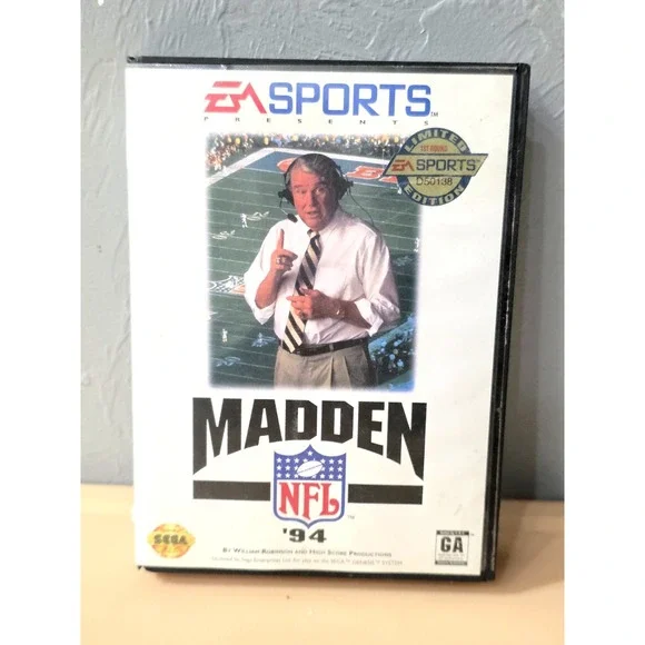 Madden NFL '94 (Sega‎ Genesis, 1993)  Tested
