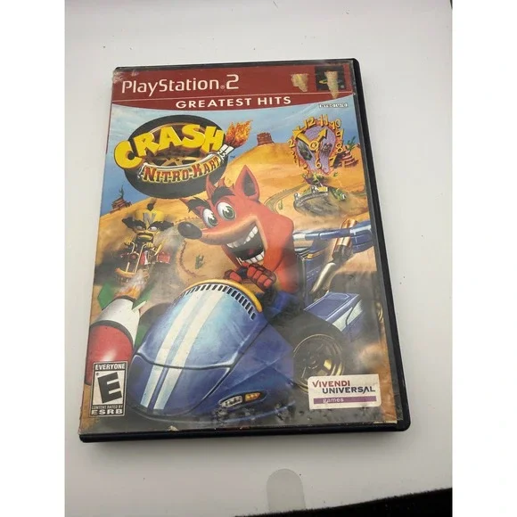Crash Nitro Kart Sony PlayStation 2 PS2 Greatest Hits Racing Game CIB Vivendi