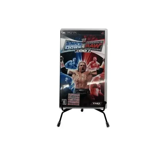WWE SmackDown vs Raw 2007 PSP Game & Case Japanese