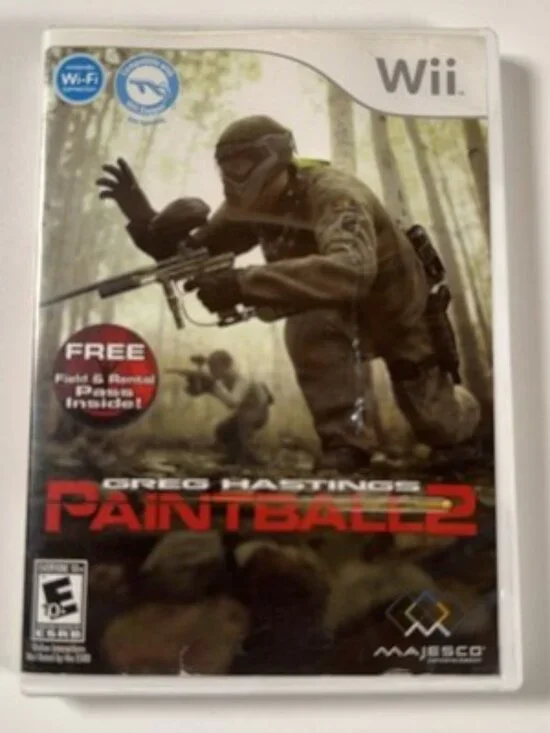 Greg Hastings Paintball 2 Wii Complete in Box CIB TESTED