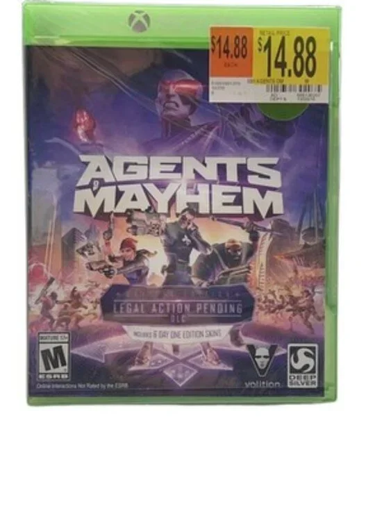 Agents of Mayhem Xbox One Day One Edition New Sealed!