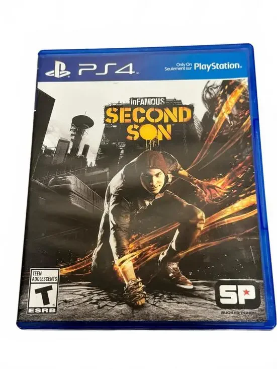 Sony PlayStation 4 PS4 inFAMOUS Second Son Video Game Disc Case
