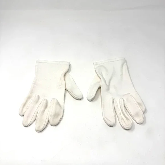 Unbranded Formal Gloves Vintage Cotton Blend White Small Retro Elegant