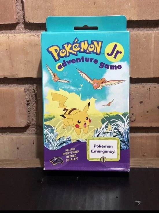 Vintage 1999 Wizards Of The Coast Pokémon Jr Adventure Game Sealed Made In USA