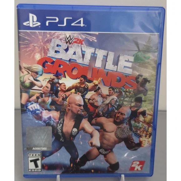 WWE 2K Battlegrounds - Sony PlayStation 4 PS4 - Complete in‎ Box - Tested