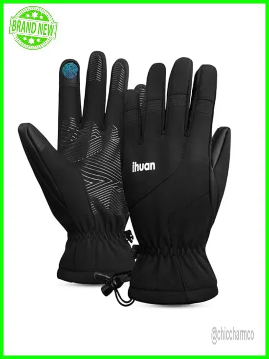 Waterproof Winter Gloves Unisex Touch Screen Thermal Driving Skiing Hiking