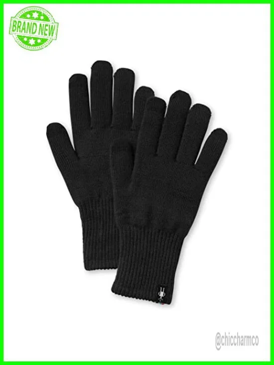 Merino Wool Liner Glove Touchscreen Compatible Lightweight Unisex