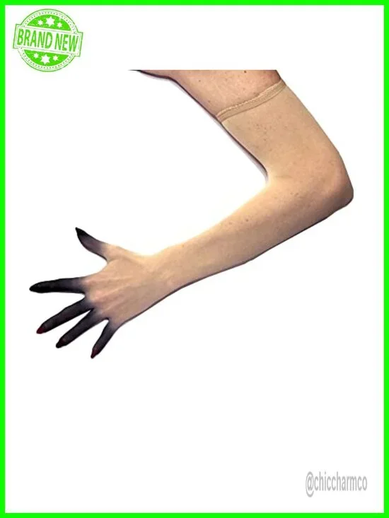 Seamless Sheer Over-Elbow Unisex Gloves with Touchscreen Friendly, Elastic Top,