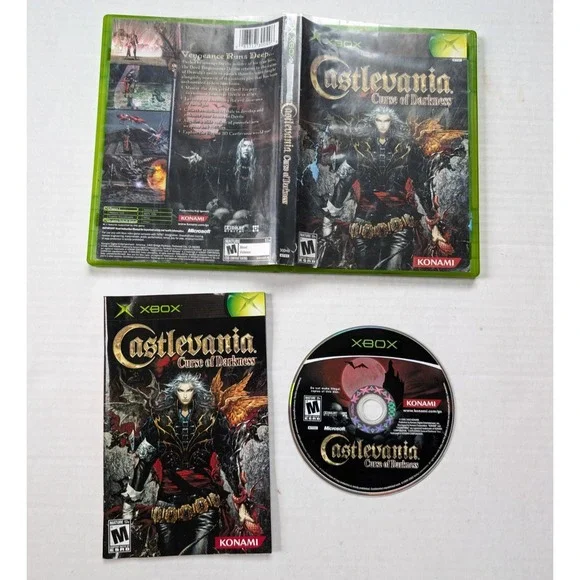 Castlevania Curse of Darkness  Complete Microsoft Xbox 2005 CIB Konami Tested