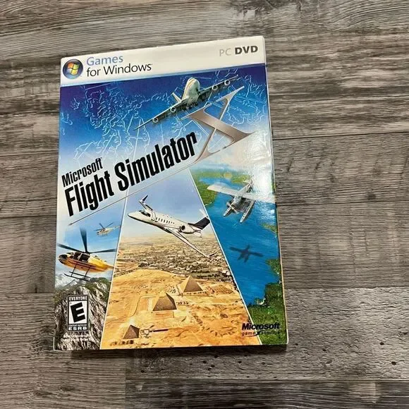 Microsoft Flight Simulator X PC DVD Games For Windows