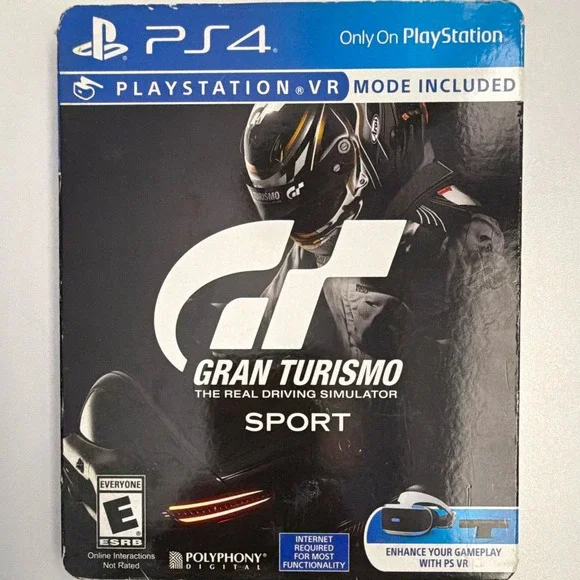 Sony Gran Turismo Sport Gran Turismo Series PS4 VR Compatible Game, E, NTSC-U/C
