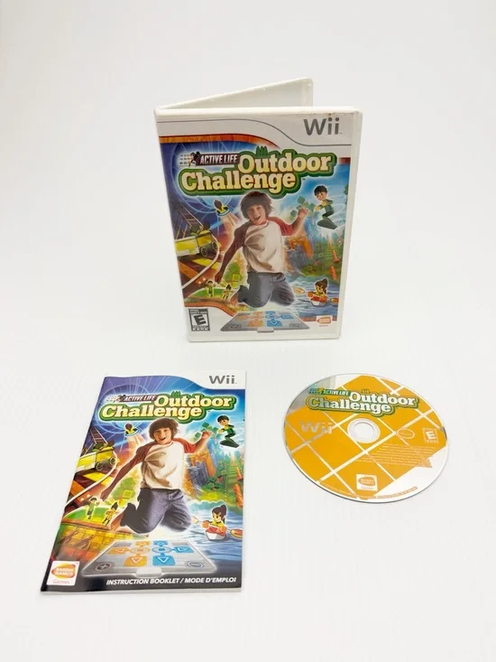 Active Life Outdoor Challenge Video Game for Nintendo Wii Complete