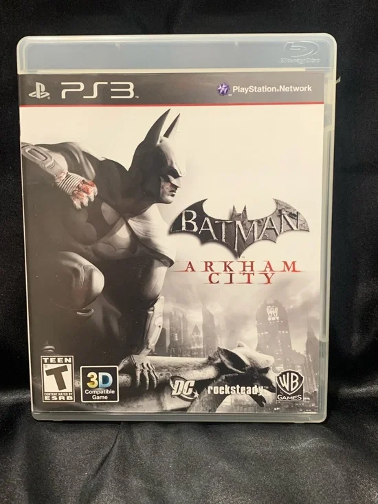 BATMAN Arkham City PS3 Video Game DC Rated T EUC