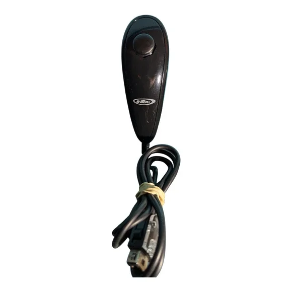 Nintendo Wii - Nunchuk Controller - Black - Tested - Preowned Well Cared For