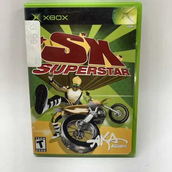 SX Superstar ( Xbox, 2003) Tested Complete CIB w/ Manual Motocross Racing