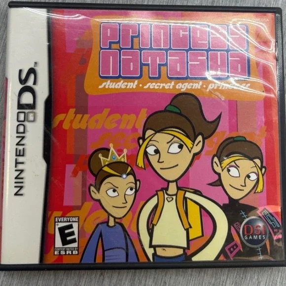 Princess Natasha Student Secret‎ Agent Princess Nintendo DS Game Complete CIB