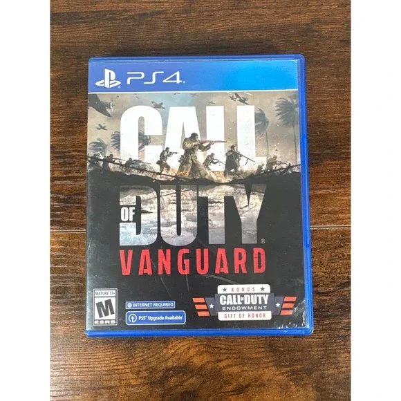 Call of Duty Vanguard Sony PlayStation 4 PS4 Activision‎ 2021 WWII FPS Game Disc