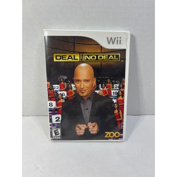 Deal or No Deal Nintendo Wii Game 2007 Zoo Games Howie Mandel Video Game