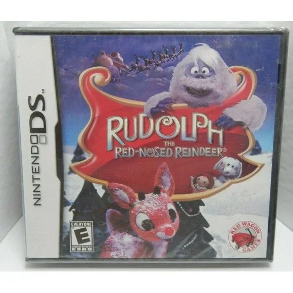 New Rudolph the Red-Nosed Reindeer Nintendo DS 2010 Factory Sealed Videogame Kid
