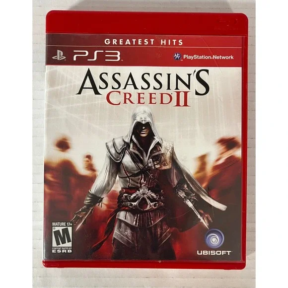 Ubisoft Assassin's Creed II‎ Video Game PS3 One Size Red Greatest Hits Edition
